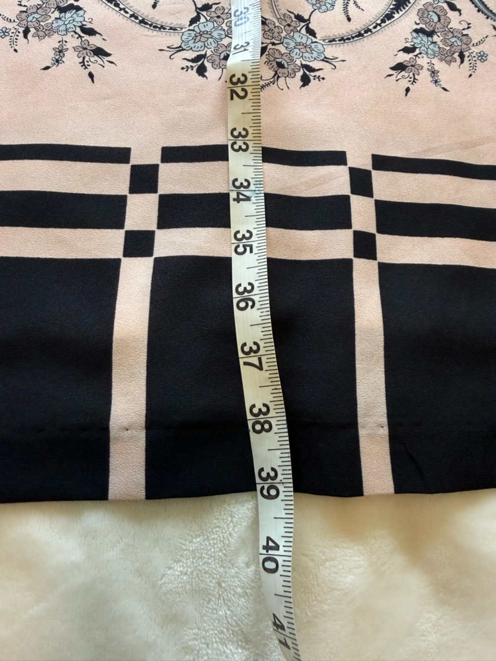 Chico’s Sz 0 Careerwear Paisley Shift Dress Pink Black Career Event Midi length - Picture 12 of 15